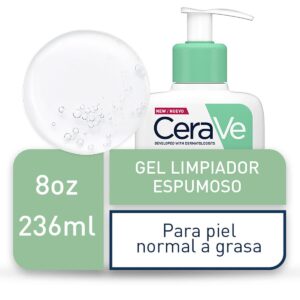 Cerave Gel Limpiador Espumoso 8Oz / 236Ml