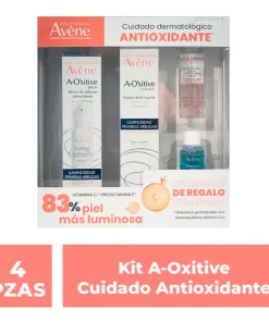 KIT AVÈNE A-OXITIVE SERUM + JOUR + GEL LIMPIADOR + DESMAQUILLANTE
