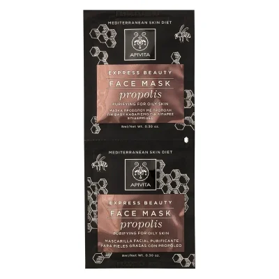 MASCARILLA FACIAL ORGÁNICA CON PROPÓLEO PURIFICANTE